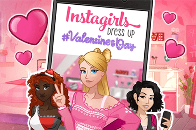 Instagirls Valentines Dress Up