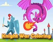 Knight War Coloring