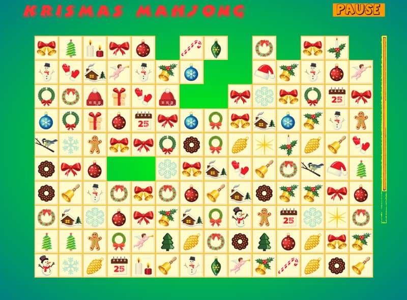 Krismas Mahjong - Kostenloses Online-Spiel | FunnyGames