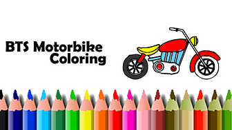 BTS Motorbike Coloring