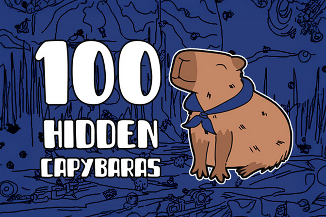 100 Hidden Capybaras