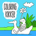 Bilder mit Frosch, zum Ausmalen