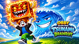 Obby Escape From Tsunami Brainrot