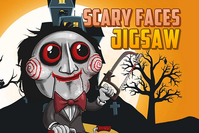 Scary Faces Jigsaw